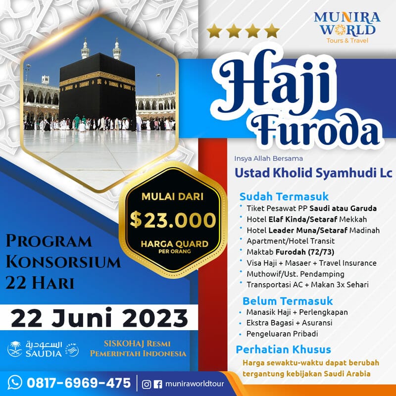 Haji Furoda 2023 - Munira World | Travel Umroh Dan Haji Furoda